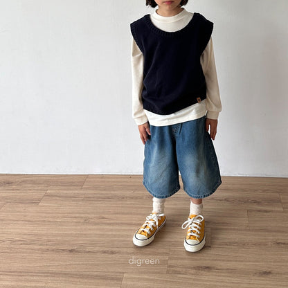 【お取り寄せ】Nana vest / 3color / S(90)-XXL(130) / Digreen 2024fw