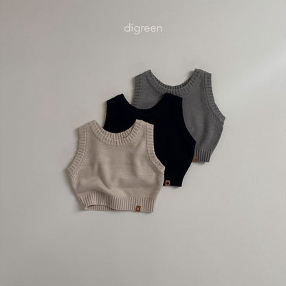 【お取り寄せ】Nana vest / 3color / S(90)-XXL(130) / Digreen 2024fw