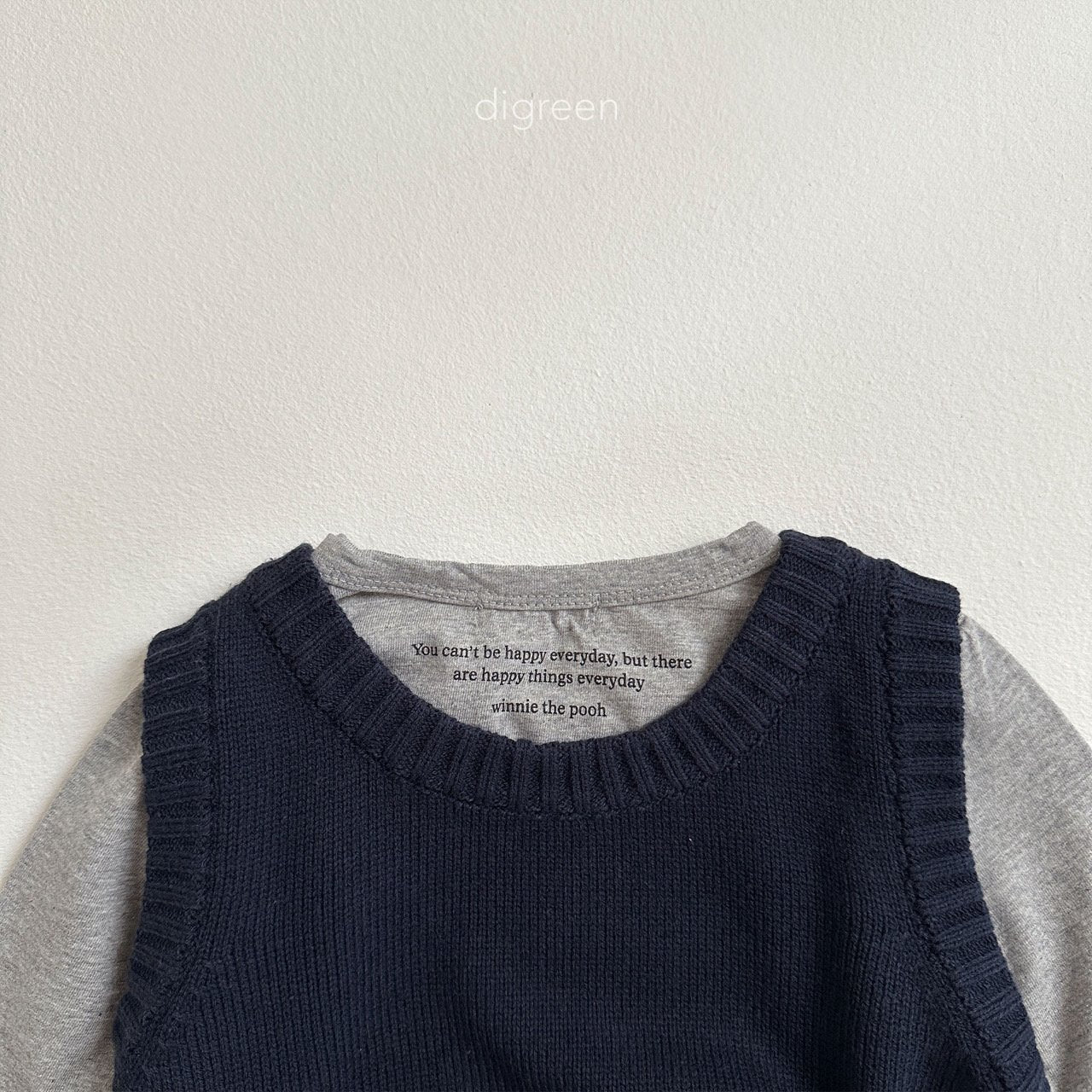 【お取り寄せ】Nana vest / 3color / S(90)-XXL(130) / Digreen 2024fw