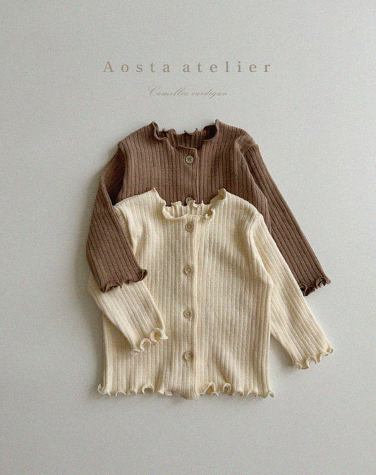 【韓国直送便】Camellia Cardigan / 2color / S(70)-XXL(110) / AOSTA 2024fw / ko084