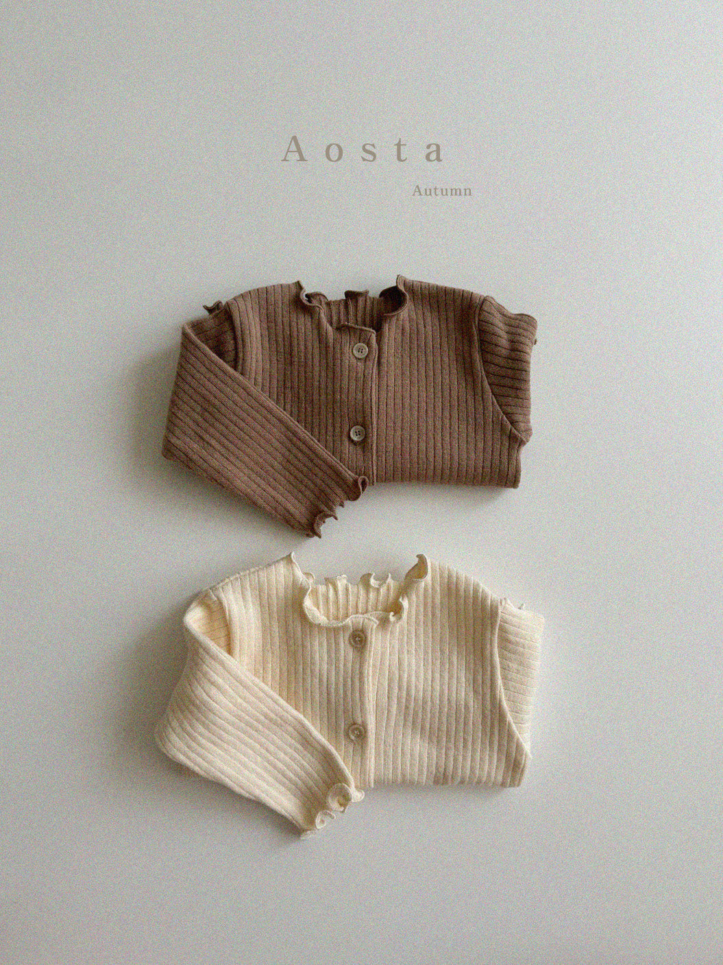 【韓国直送便】Camellia Cardigan / 2color / S(70)-XXL(110) / AOSTA 2024fw / ko084