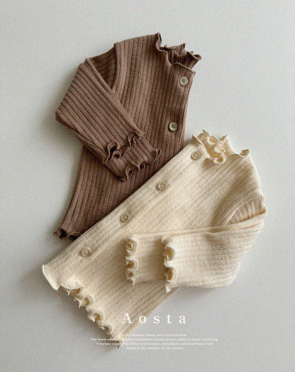 【韓国直送便】Camellia Cardigan / 2color / S(70)-XXL(110) / AOSTA 2024fw / ko084