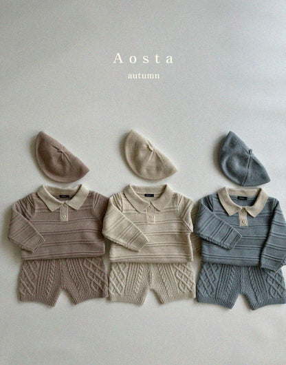 【韓国直送便】Knit beret / 4color / free / AOSTA 2024fw / ko088