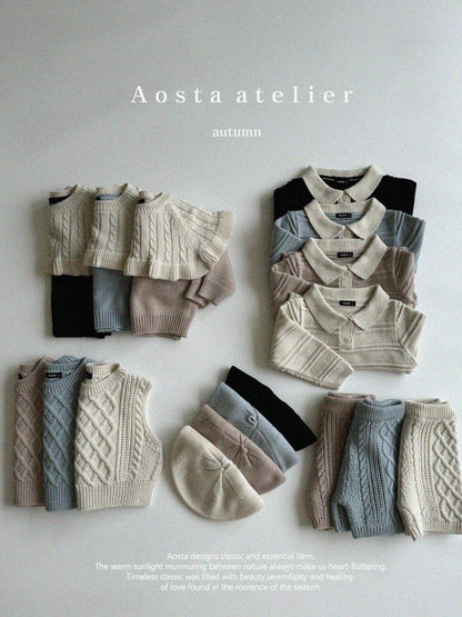 【韓国直送便】Knit pants / 4color / SML / AOSTA 2024fw / ko092