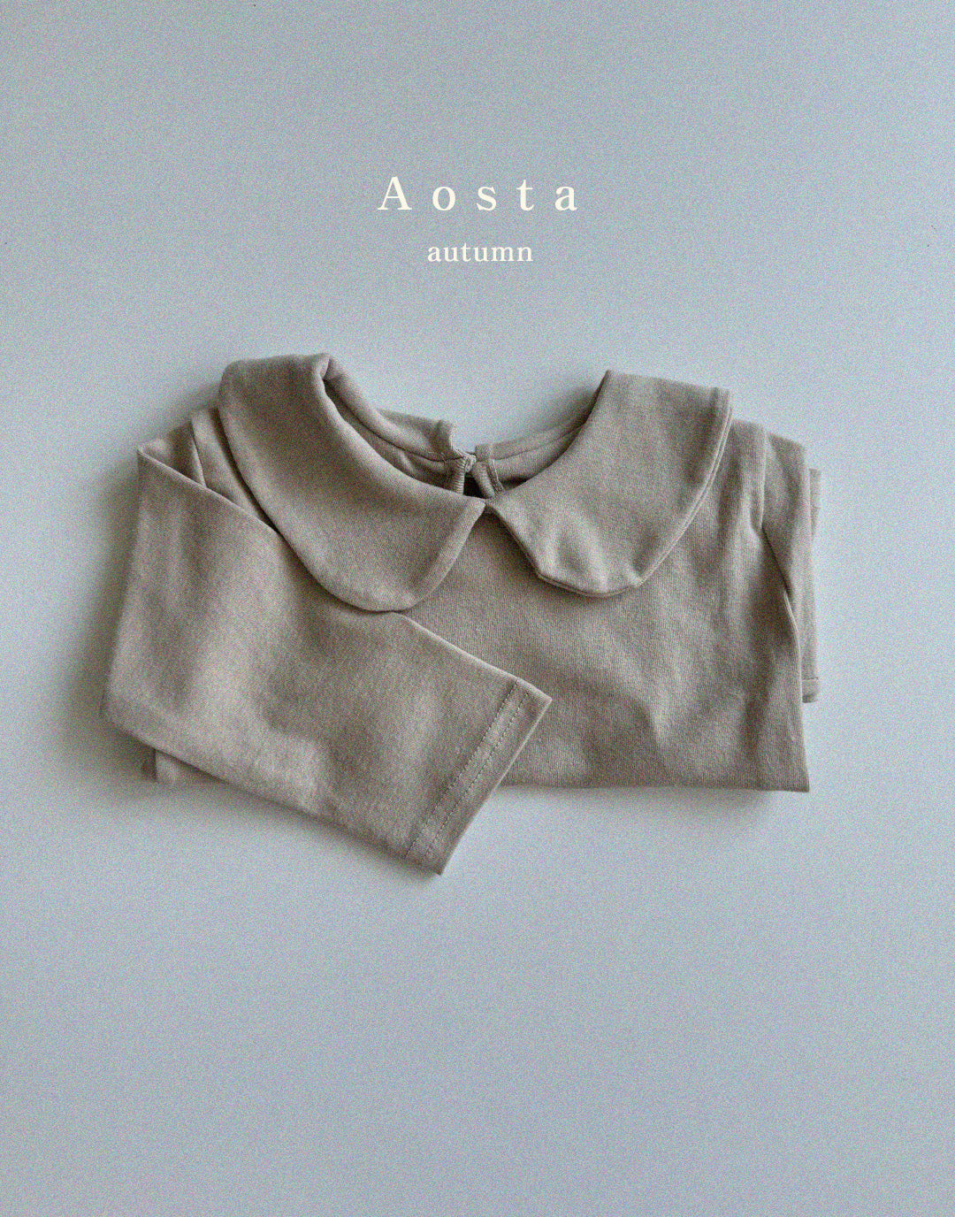 【韓国直送便】Round collor Tops / 3color / S(70)-XXL(110) / AOSTA 2024fw / ko093