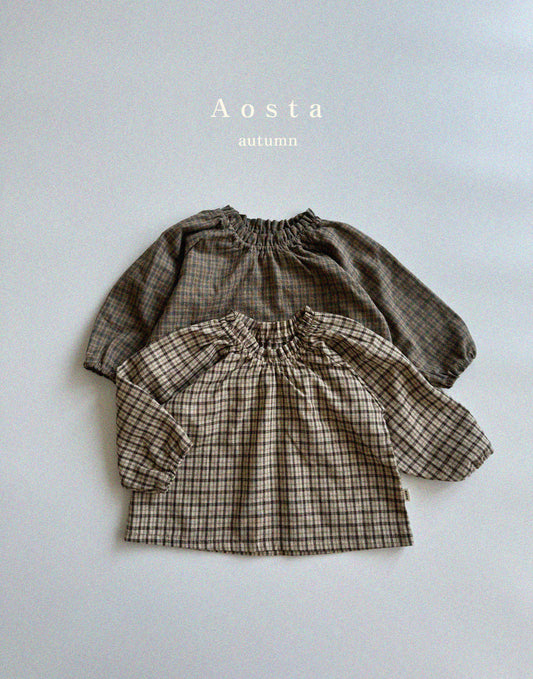 【韓国直送便】Lecheek Blouse / 2color / S(70)-XXL(110) / AOSTA 2024fw / ko095