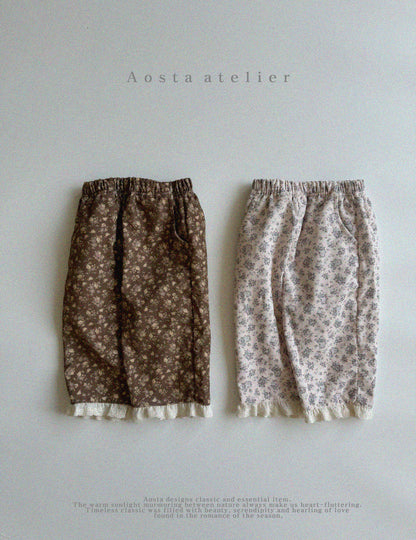 【韓国直送便】Lily pants / 2color / S(70)-XXL(110) / AOSTA 2024fw / ko096