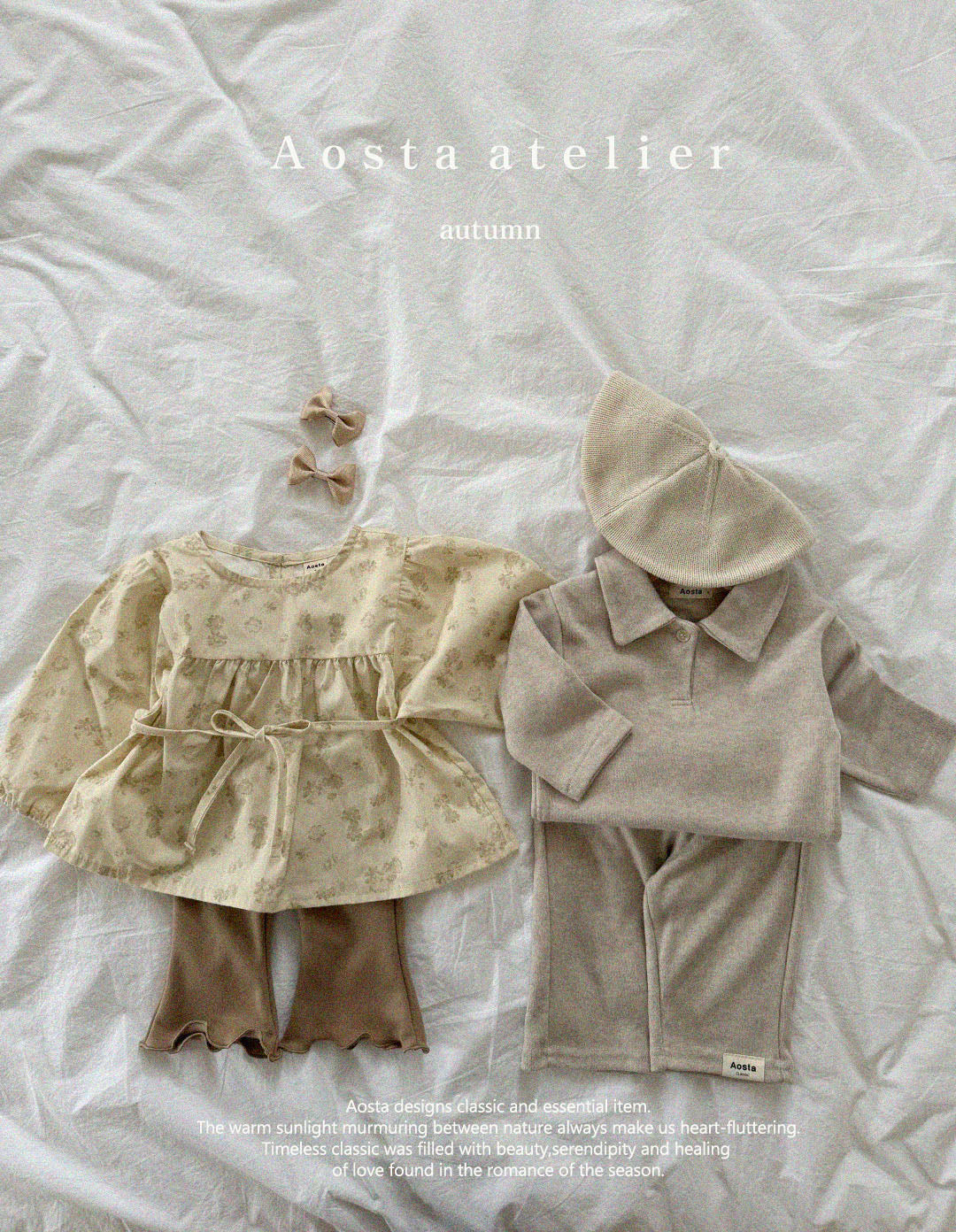 【韓国直送便】Monette blouse / 2color / S(70)-XXL(110) / AOSTA 2024fw / ko097