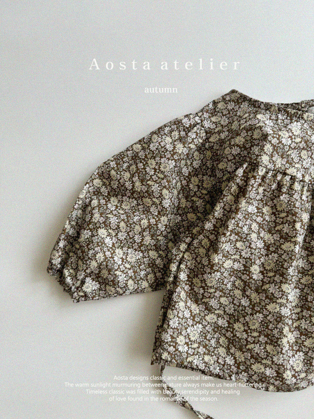 【韓国直送便】Monette blouse / 2color / S(70)-XXL(110) / AOSTA 2024fw / ko097