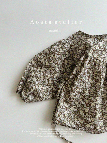 【韓国直送便】Monette blouse / 2color / S(70)-XXL(110) / AOSTA 2024fw / ko097