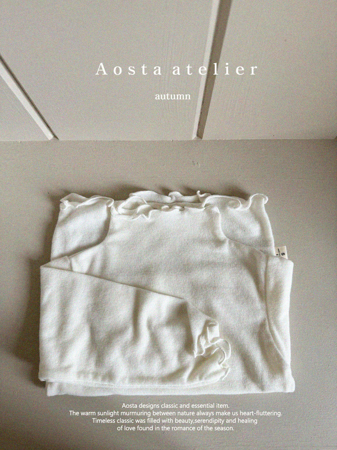 【韓国直送便】Soft t-shirt / 4color / S(70)-XXL(110) / AOSTA 2024fw / ko098