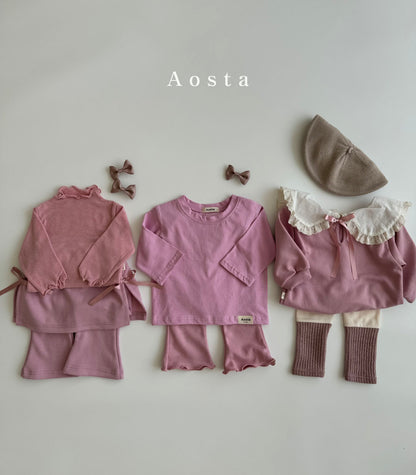 【韓国直送便】Soft t-shirt / 4color / S(70)-XXL(110) / AOSTA 2024fw / ko098