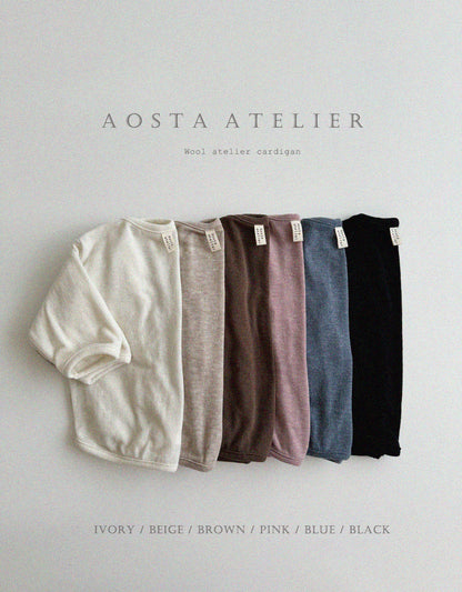 【韓国直送便】Atelier cardigan / 6color / S(70)-XXL(110) / AOSTA 2024fw / ko100