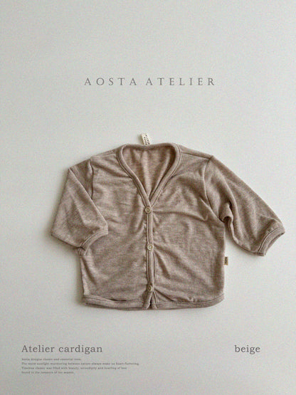 【韓国直送便】Atelier cardigan / 6color / S(70)-XXL(110) / AOSTA 2024fw / ko100