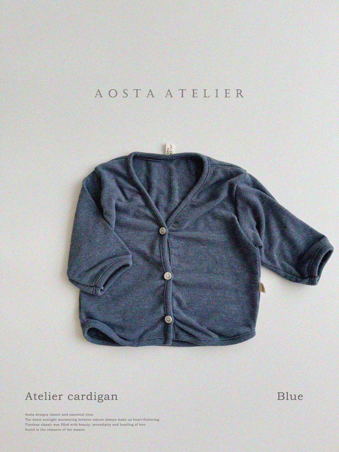 【韓国直送便】Atelier cardigan / 6color / S(70)-XXL(110) / AOSTA 2024fw / ko100