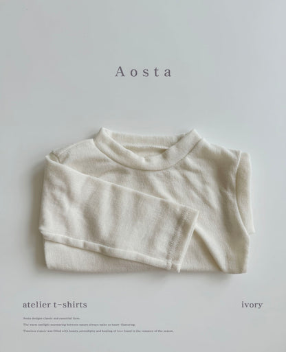 【韓国直送便】Atelier T-shirt / 6color / S(70)-XXL(110) / AOSTA 2024fw / ko101