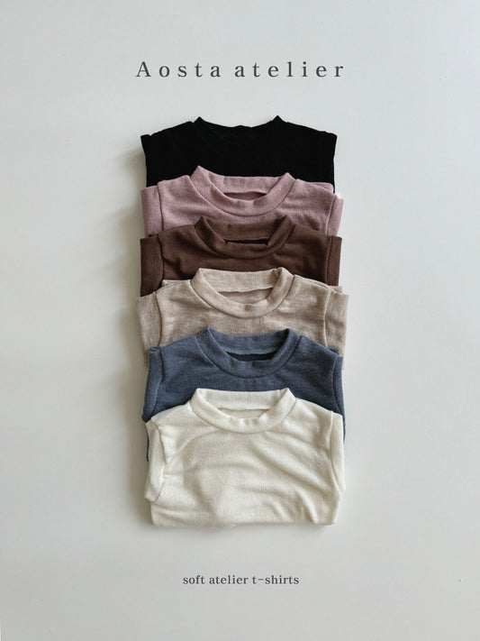 【韓国直送便】Atelier T-shirt / 6color / S(70)-XXL(110) / AOSTA 2024fw / ko101