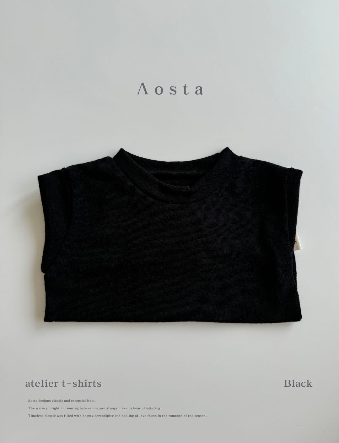 【韓国直送便】Atelier T-shirt / 6color / S(70)-XXL(110) / AOSTA 2024fw / ko101