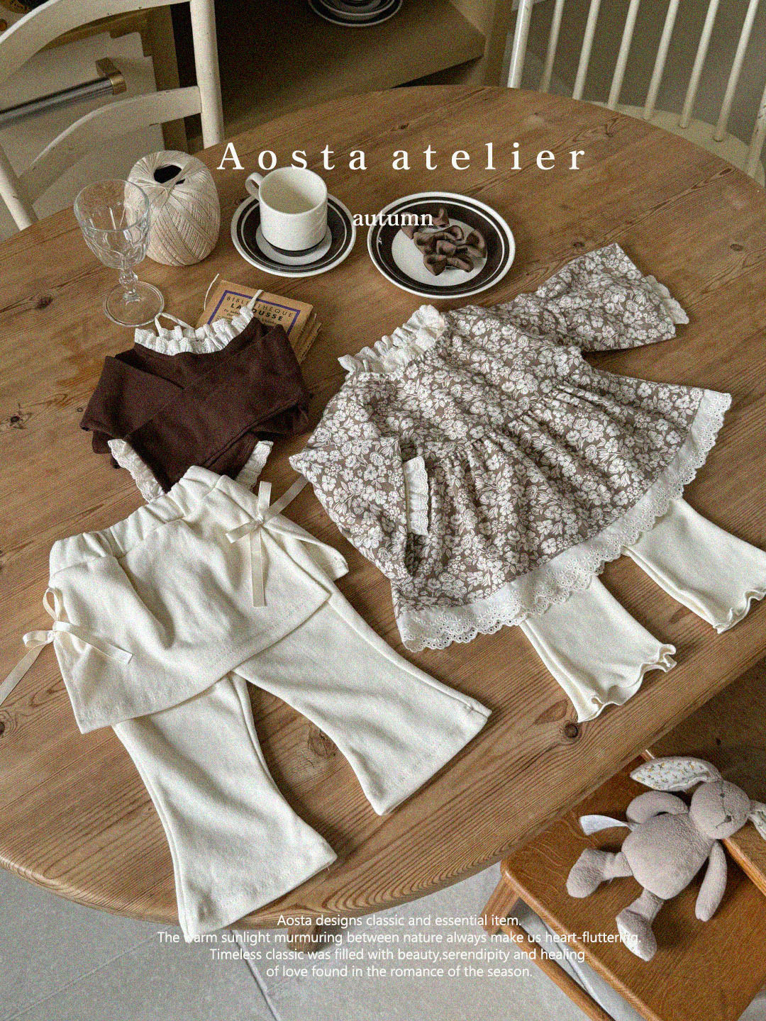 【韓国直送便】Eyelet Tops / 3color / S(70)-XXL(110) / AOSTA 2024fw / ko102