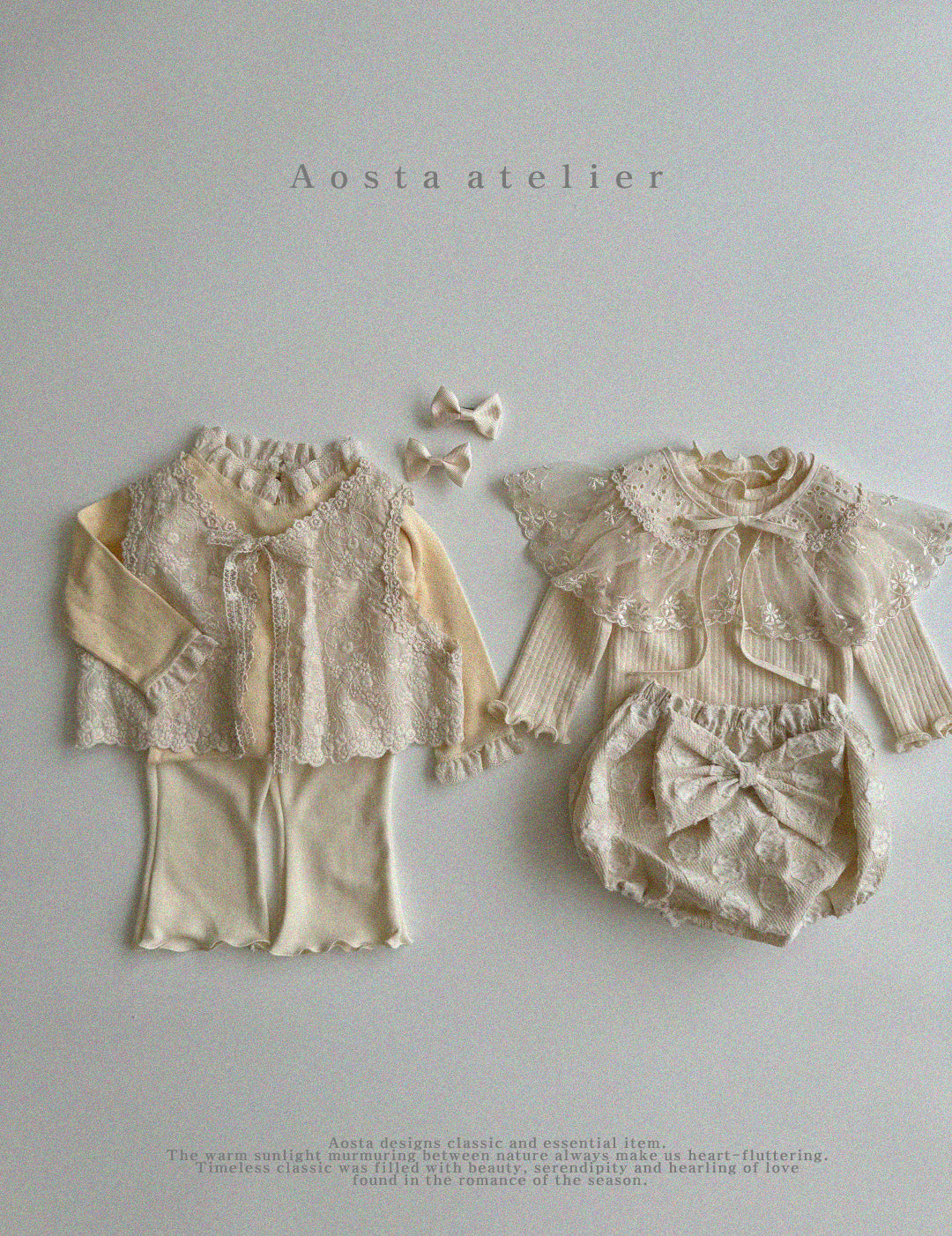 【韓国直送便】Eyelet Tops / 3color / S(70)-XXL(110) / AOSTA 2024fw / ko102