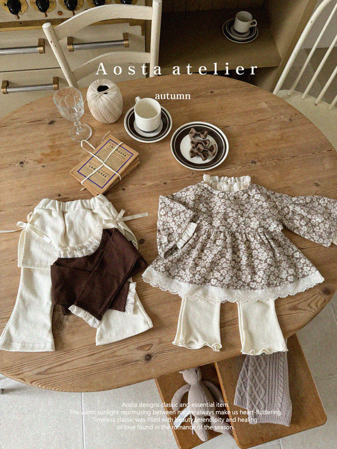 【韓国直送便】Eyelet Tops / 3color / S(70)-XXL(110) / AOSTA 2024fw / ko102