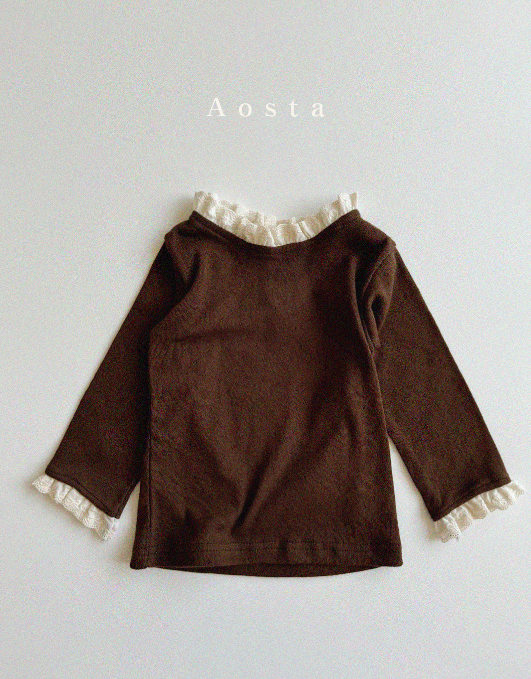 【韓国直送便】Eyelet Tops / 3color / S(70)-XXL(110) / AOSTA 2024fw / ko102