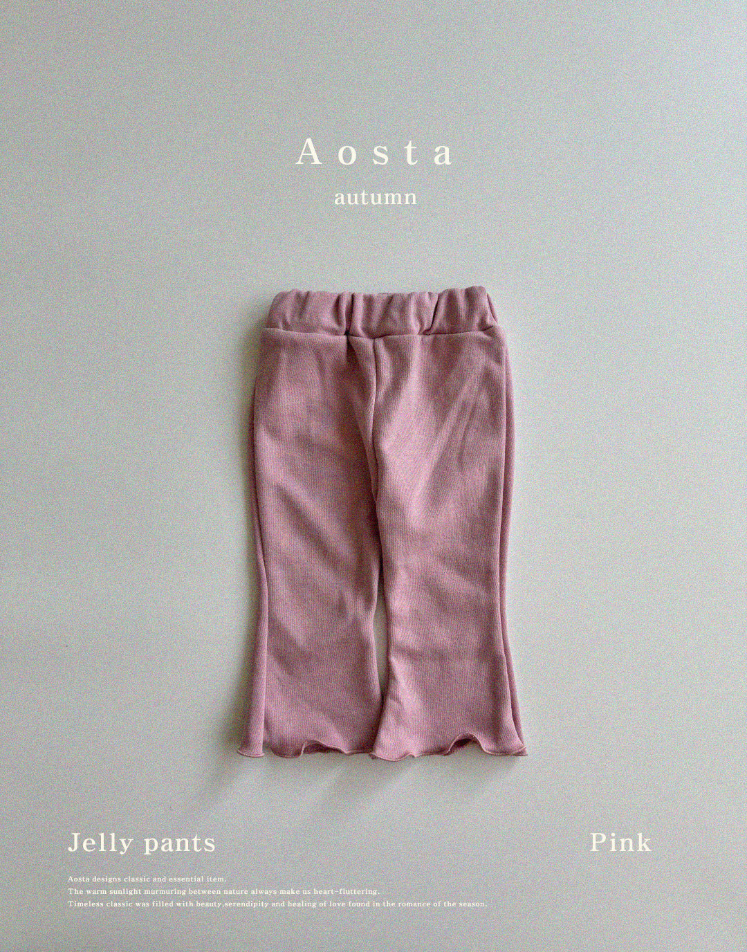 【韓国直送便】Jelly Pants / 4color / S(70)-XXL(110) / AOSTA 2024fw / ko107