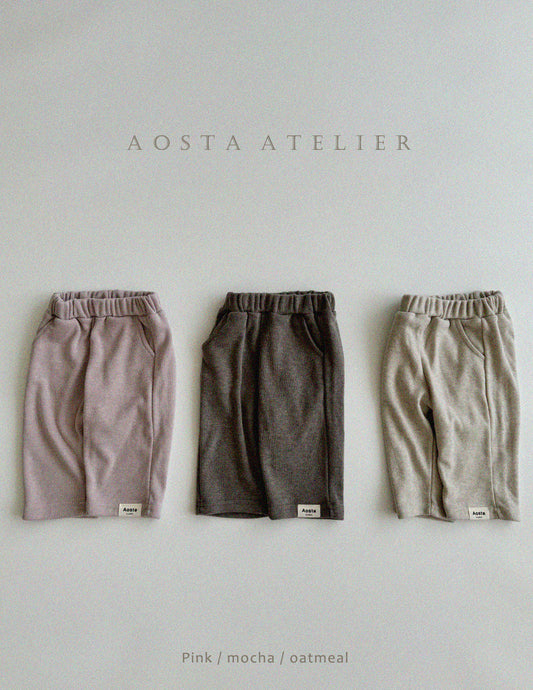 【韓国直送便】Classic Knit Pants / 3color / S(70)-XXL(110) / AOSTA 2024fw / ko115