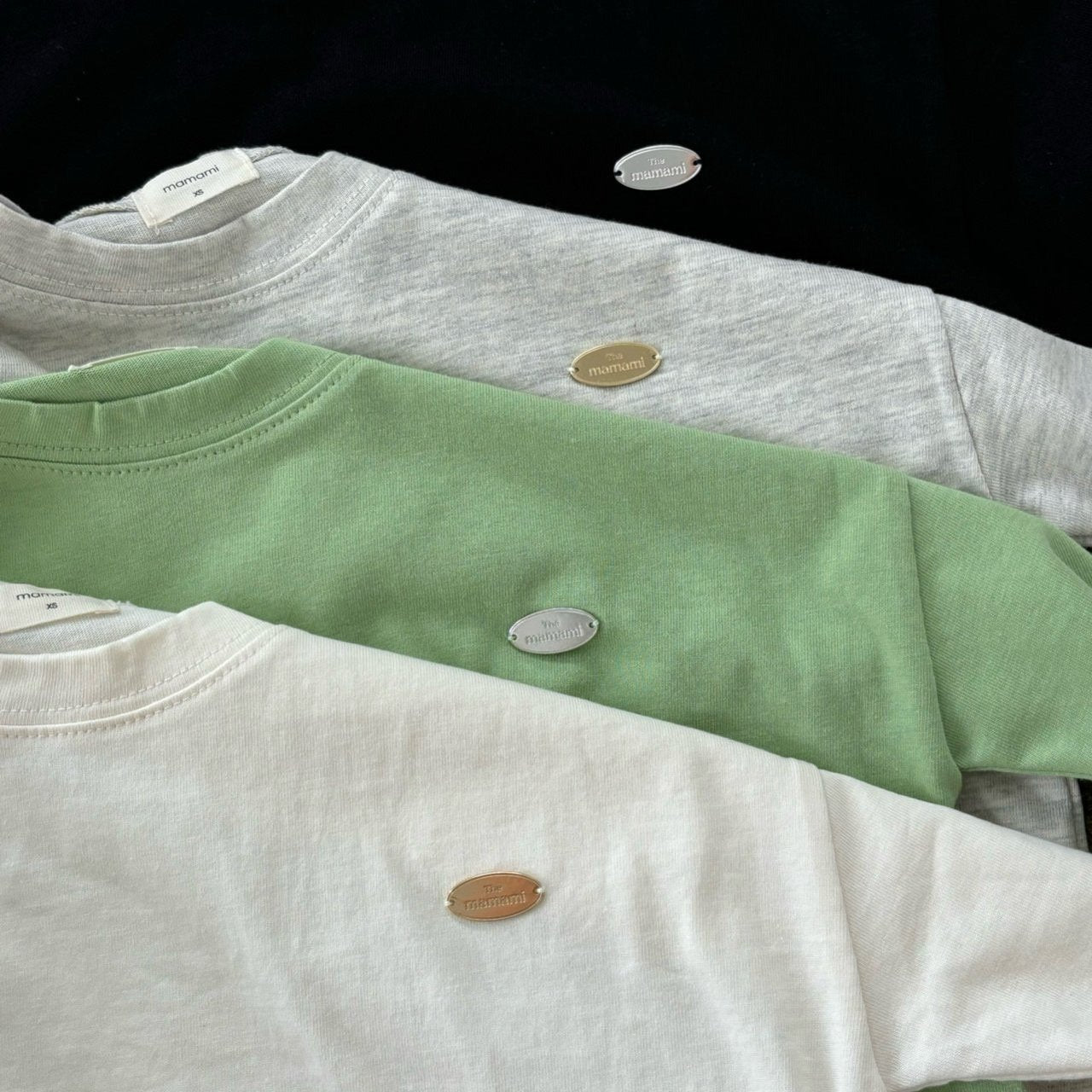 【韓国直送便】Basic long T-shirt / 4color / XS(80)-XL(120) & JS(130)-JM(140) / mamami 2024fw / ko120