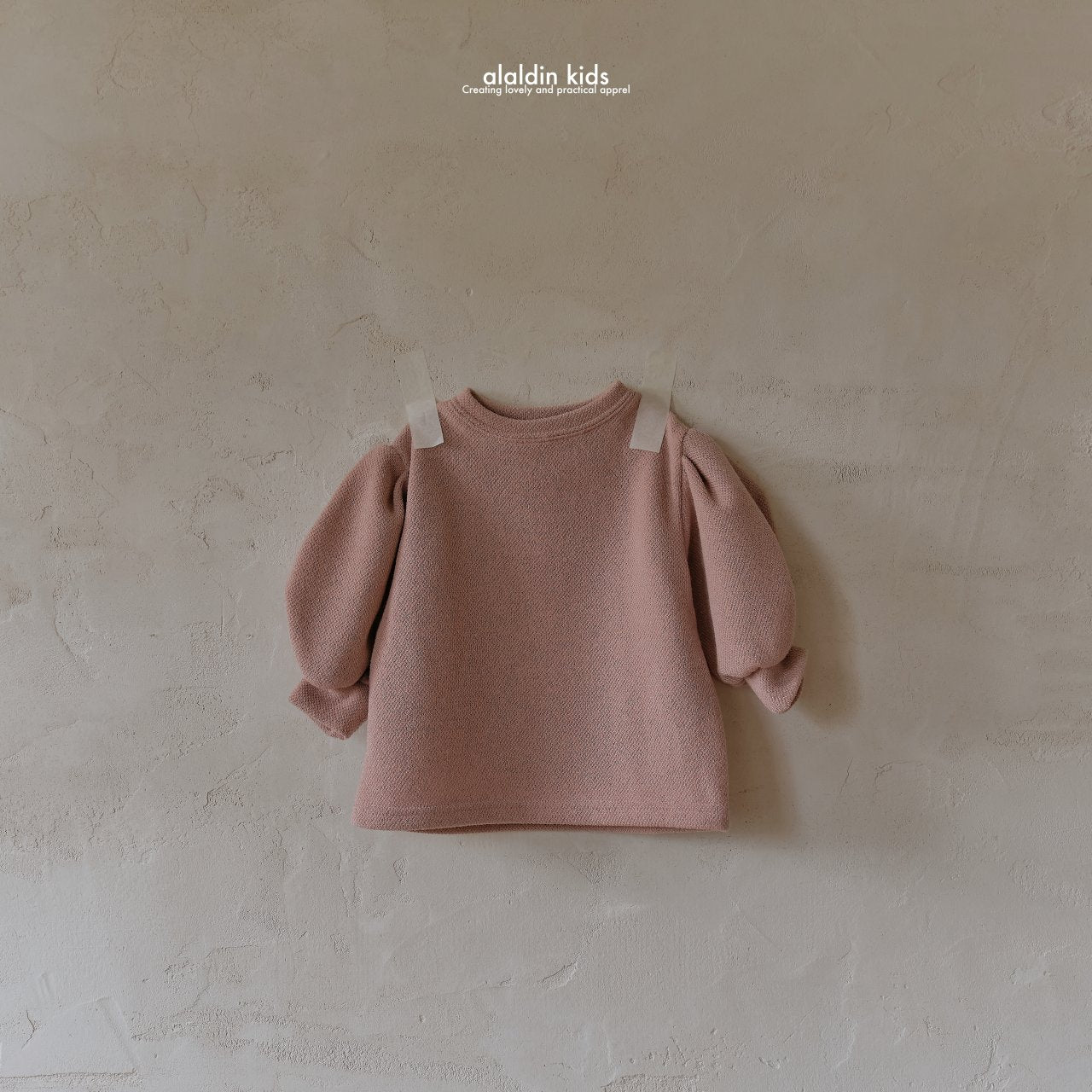 【韓国直送便】ko135 Autumn ribbed blouse / 6color / XS(75)-XL(115) / aladin kids 2024fw