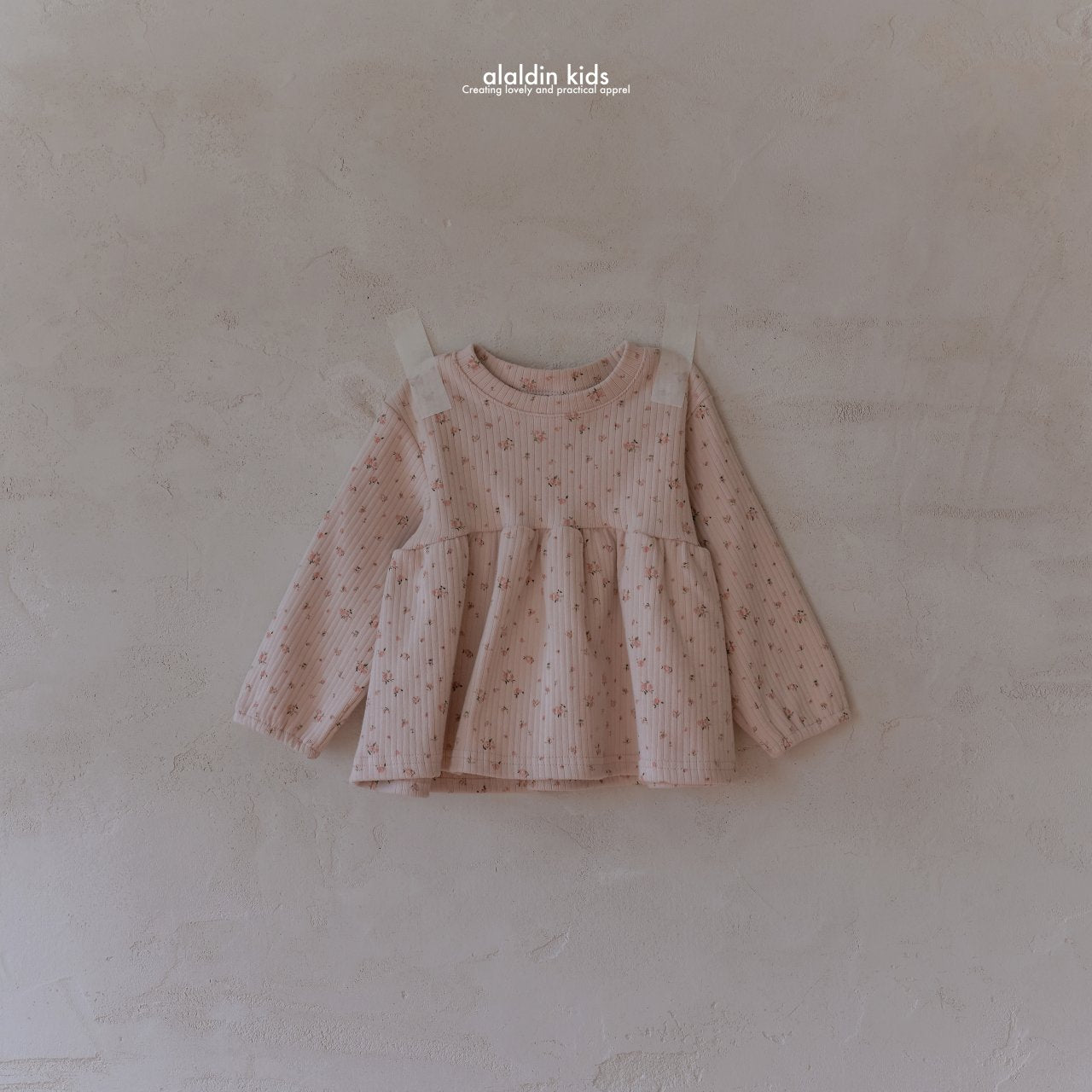 【韓国直送便】ko135 Autumn ribbed blouse / 6color / XS(75)-XL(115) / aladin kids 2024fw