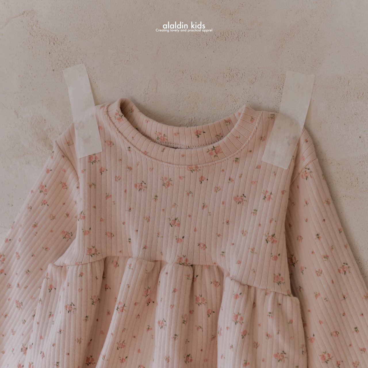 【韓国直送便】ko135 Autumn ribbed blouse / 6color / XS(75)-XL(115) / aladin kids 2024fw