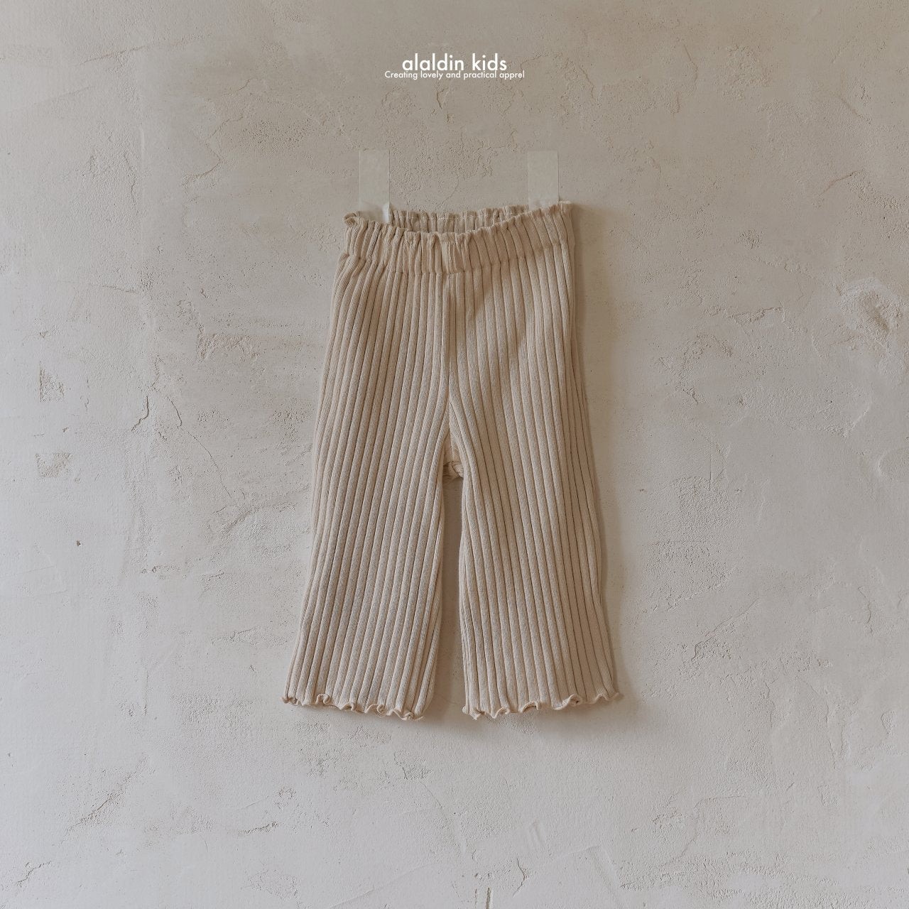 【韓国直送便】ko136 Ribbed pants / 6color / XS(75)-XL(115) / aladin kids 2024fw