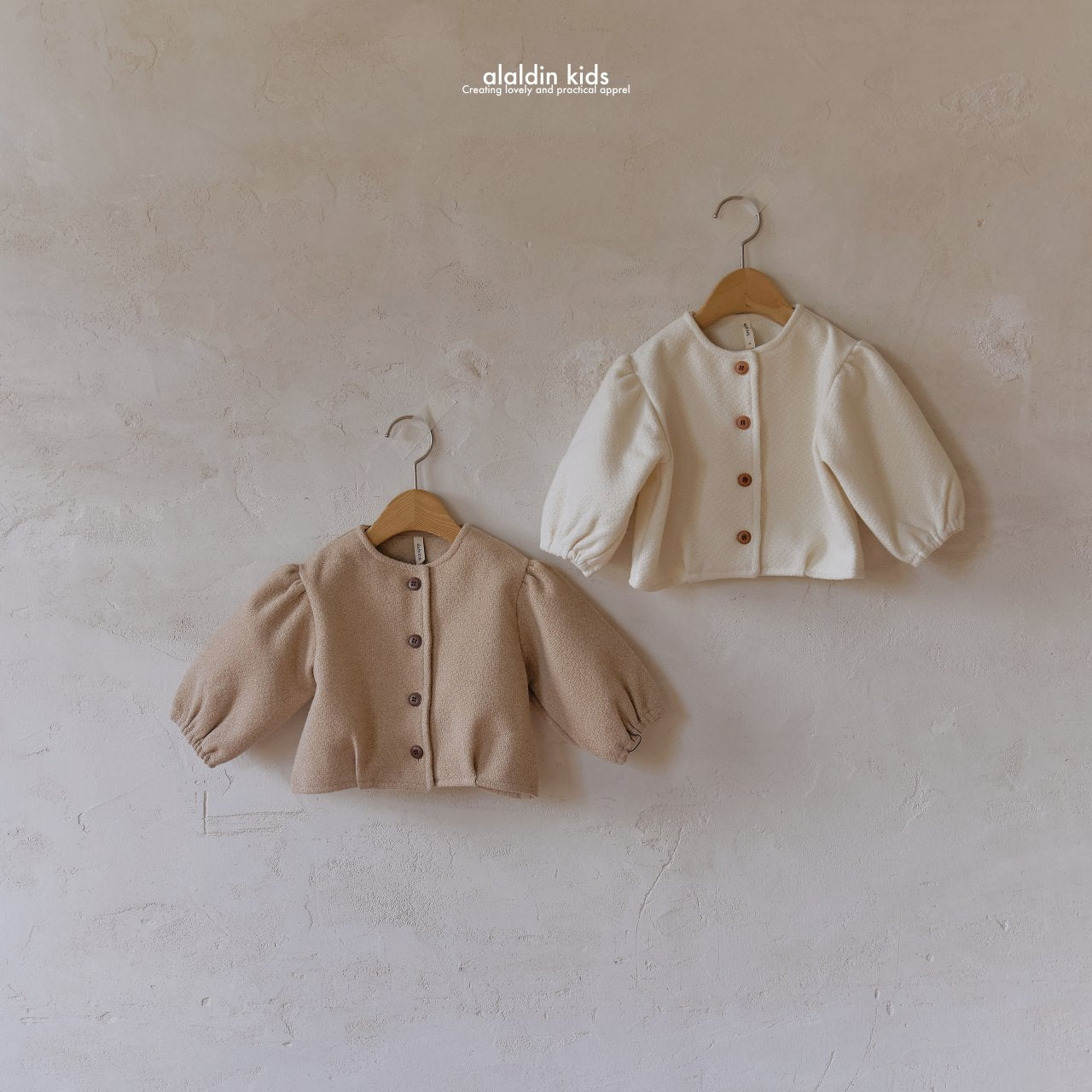 【韓国直送便】ko141 Wrinkled puff jacket / 2color / XS(75)-XL(115) / aladin kids 2024fw