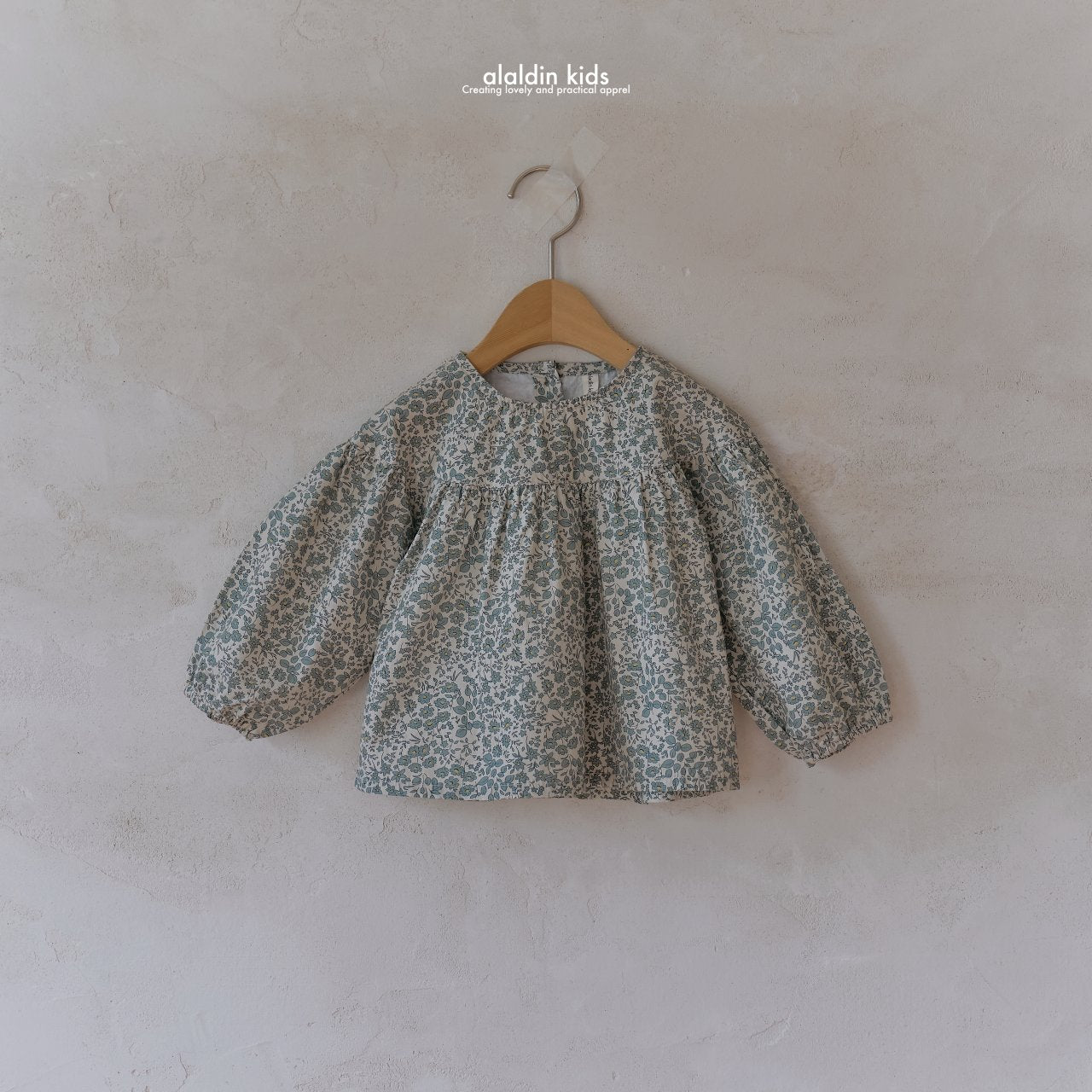 【韓国直送便】ko144 Flower yoke blouse / 2color / XS(75)-XL(115) / aladin kids 2024fw