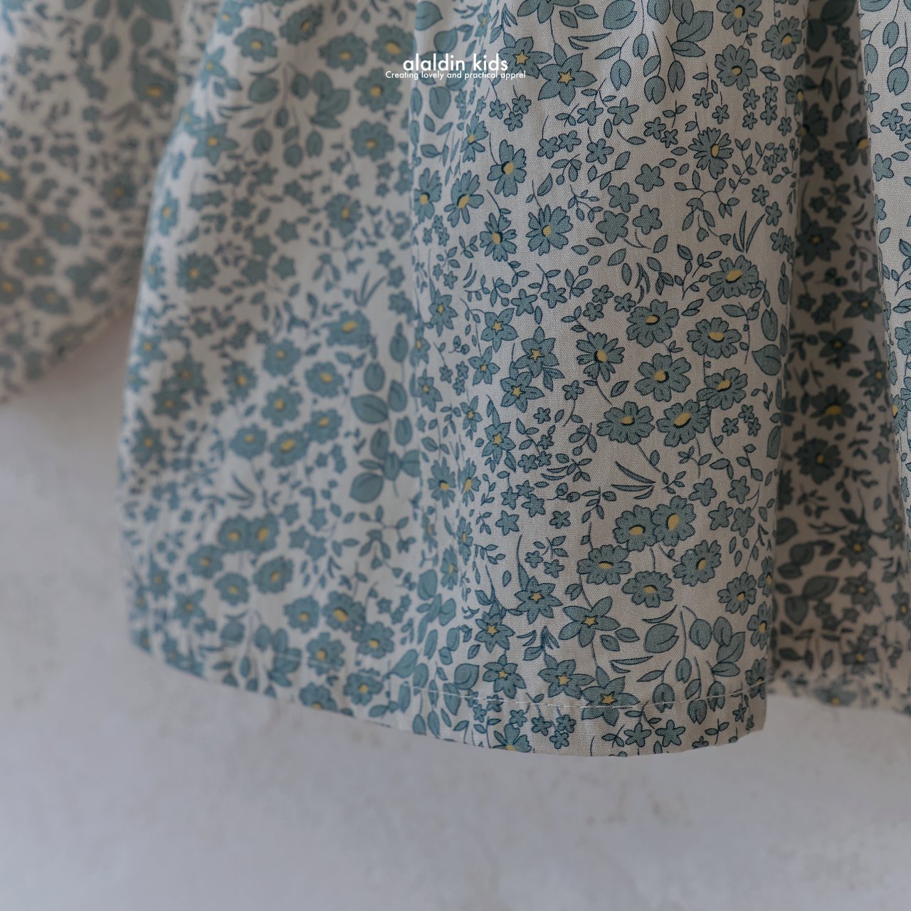 【韓国直送便】ko144 Flower yoke blouse / 2color / XS(75)-XL(115) / aladin kids 2024fw