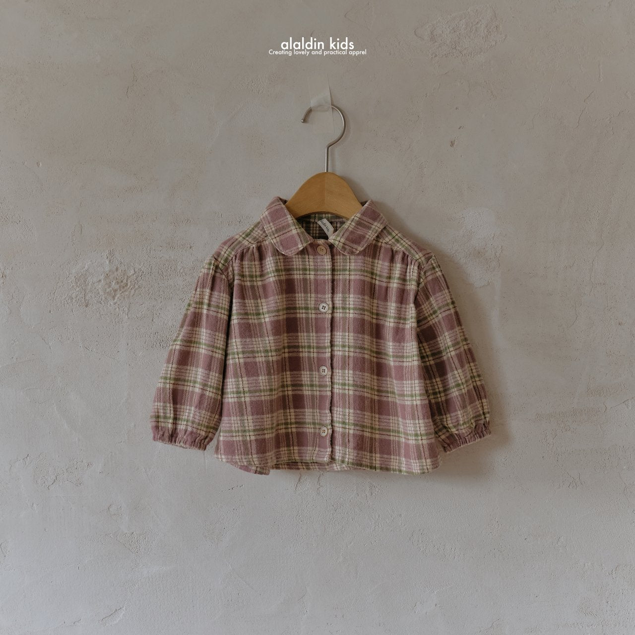 【韓国直送便】ko148 Collar Shirring Blouse / 2color / XS(75)-XL(115) / aladin kids 2024fw