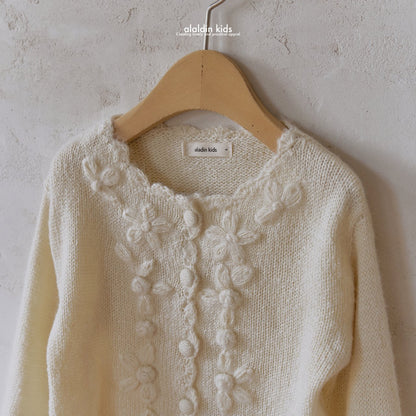 【韓国直送便】ko158 Knit cardigan / 2color / 3size / aladin kids 2024fw