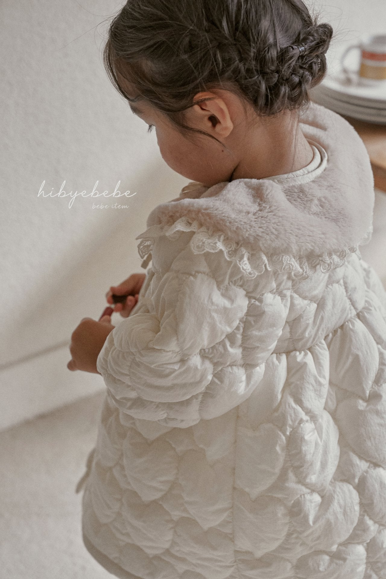 【韓国直送便】PureHeartquilting one-piece / 80-100 / hibyebebe 2024fw / ko199