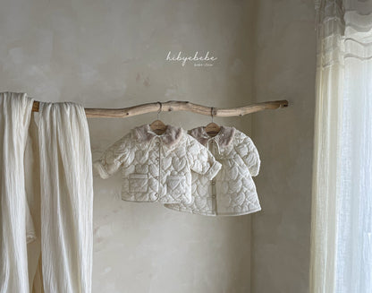 【韓国直送便】PureHeartquilting one-piece / 80-100 / hibyebebe 2024fw / ko199