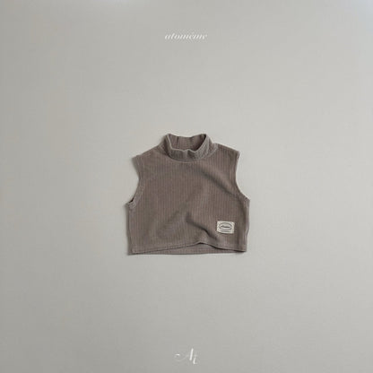 【韓国直送便】Cocoa Ribbed Vest / 2color / 80-110 / atomeme 2024fw / ko220