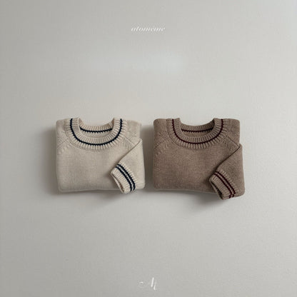 【韓国直送便】Oatmeal knit / 2color / 80-110 / atomeme 2024fw / ko227