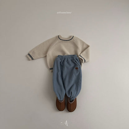 【韓国直送便】Oatmeal knit / 2color / 80-110 / atomeme 2024fw / ko227