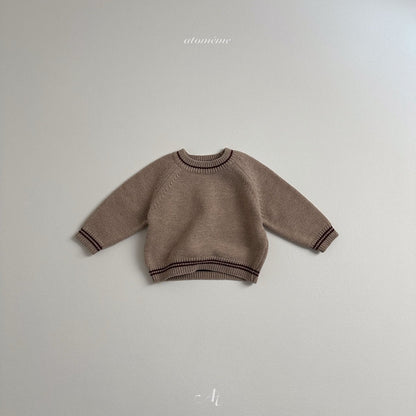 【韓国直送便】Oatmeal knit / 2color / 80-110 / atomeme 2024fw / ko227