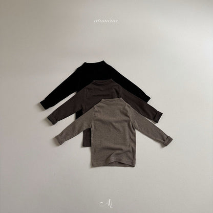 【韓国直送便】Soft high neck T / 3color / 80-110 / atomeme 2024fw / ko236