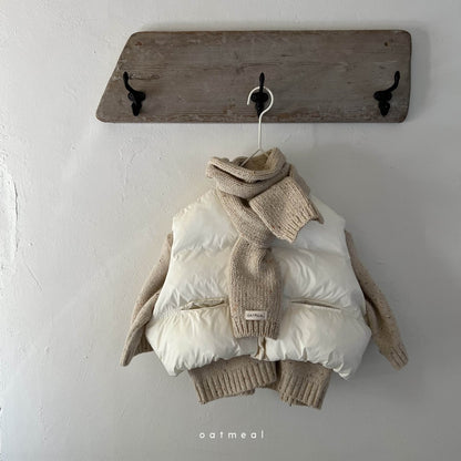 【韓国直送便】Seed round knit  / 90-120cm相当 /  oatmeal 2024fw / ko253