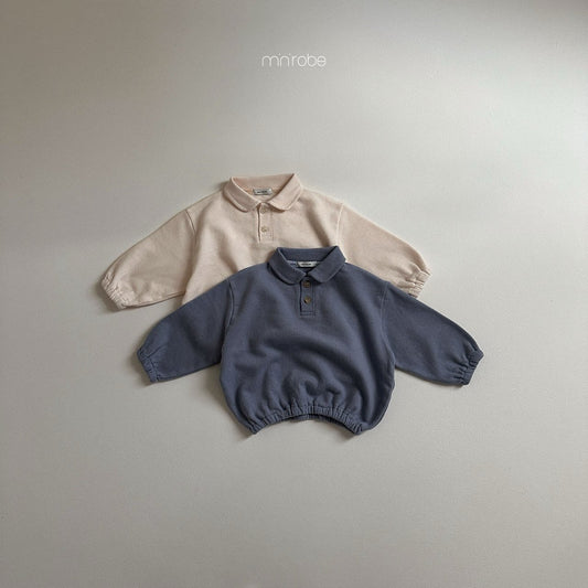 【韓国直送便】Round collar mtm / 2color / 80-110 / minirobe 2024fw / ko255