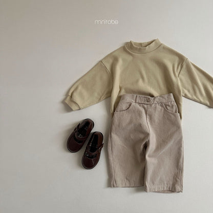 【韓国直送便】Pitch button pants / 3color / 80-110 / minirobe 2024fw / ko265