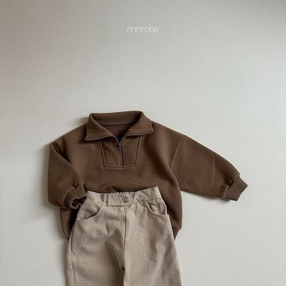 【韓国直送便】Pitch button pants / 3color / 80-110 / minirobe 2024fw / ko265