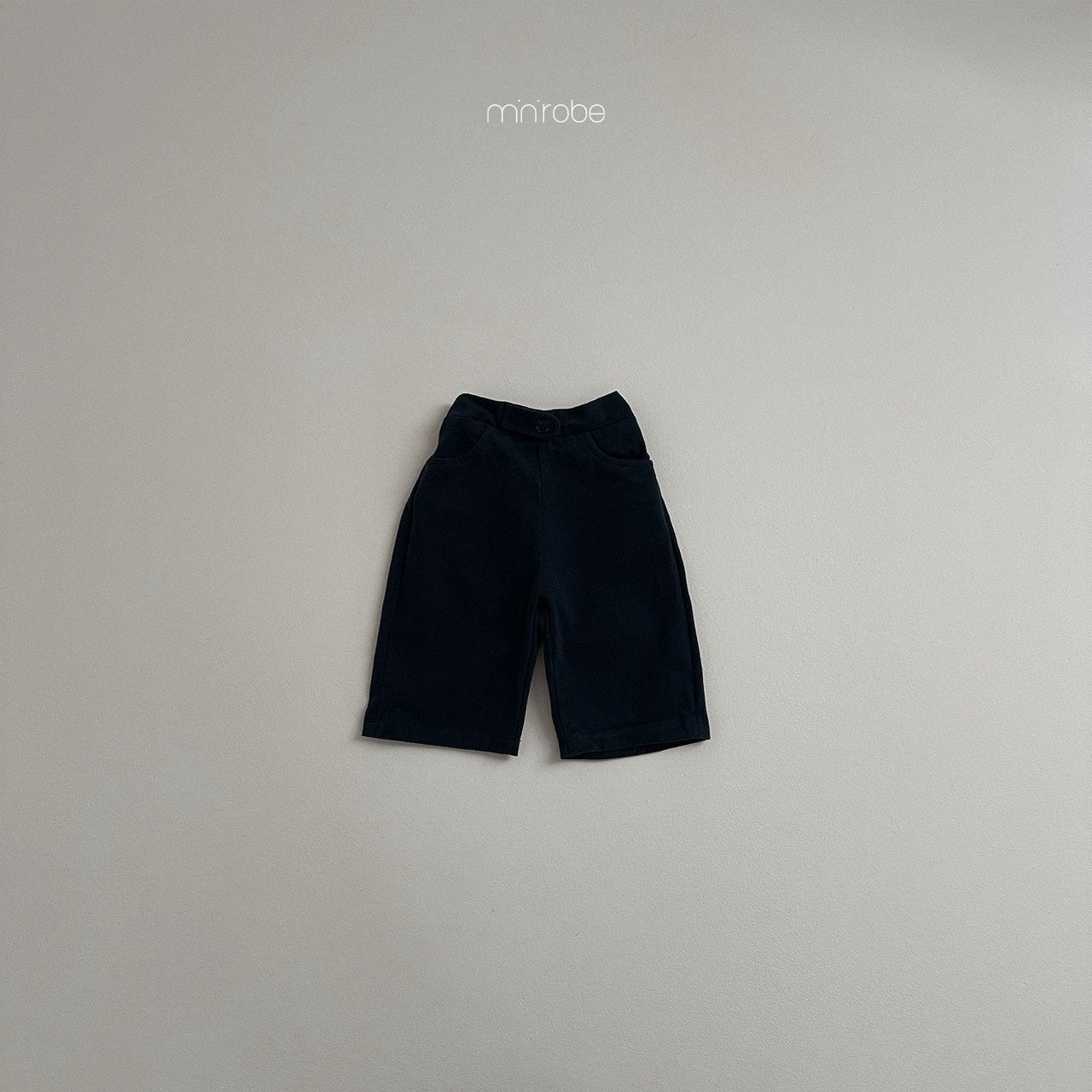 【韓国直送便】Pitch button pants / 3color / 80-110 / minirobe 2024fw / ko265